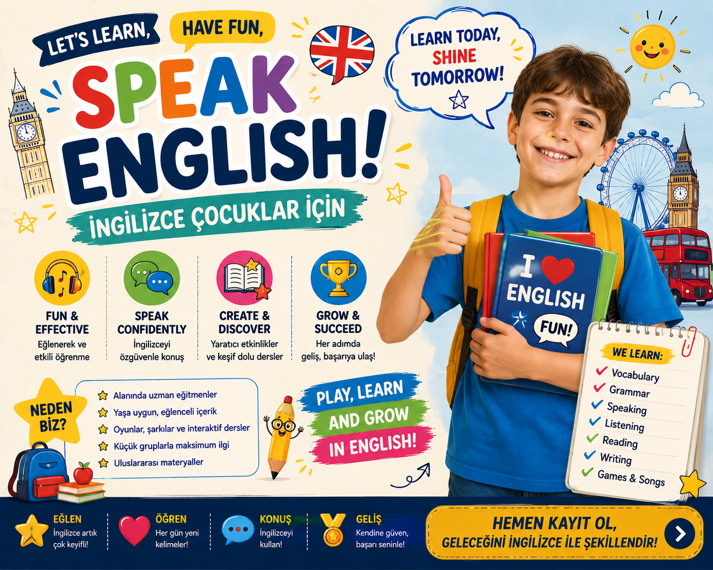 İngilizce Çocuklar İçin